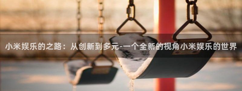 风暴娱乐：小米娱乐的之路：从创新到多元-一个全新的视角小米娱乐的世界
