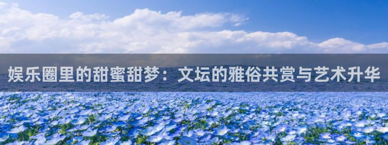 风暴娱乐登录入口：娱乐圈里的甜蜜甜梦：文坛的雅俗共赏与艺术升华